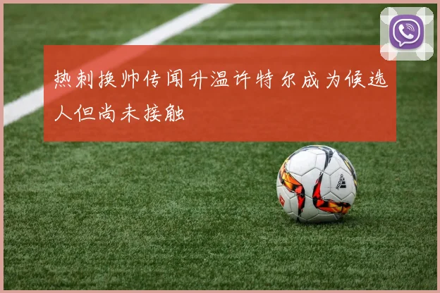 热刺换帅传闻升温许特尔成为候选人但尚未接触