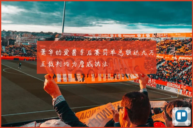 萧华的爱酱季后赛罚单总额达九万五裁判均为詹威执法